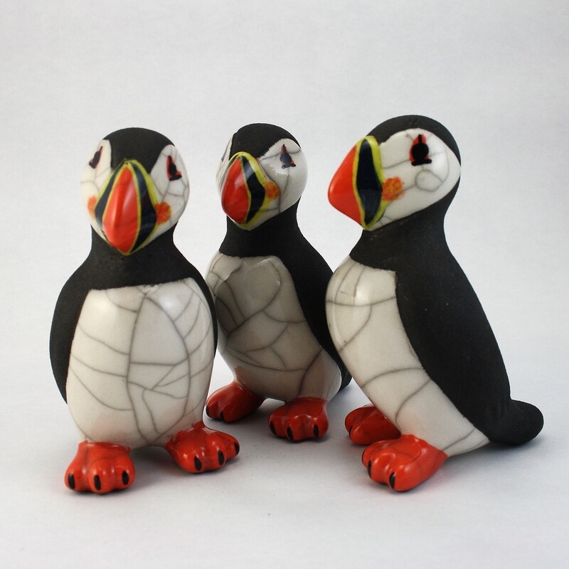 small Standing Puffin FULL COLOUR