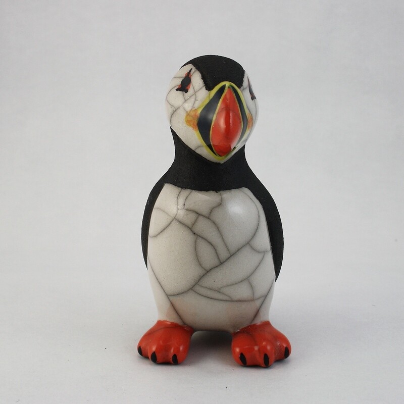 small Standing Puffin FULL COLOUR