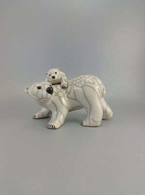 Polar Bear with single cub