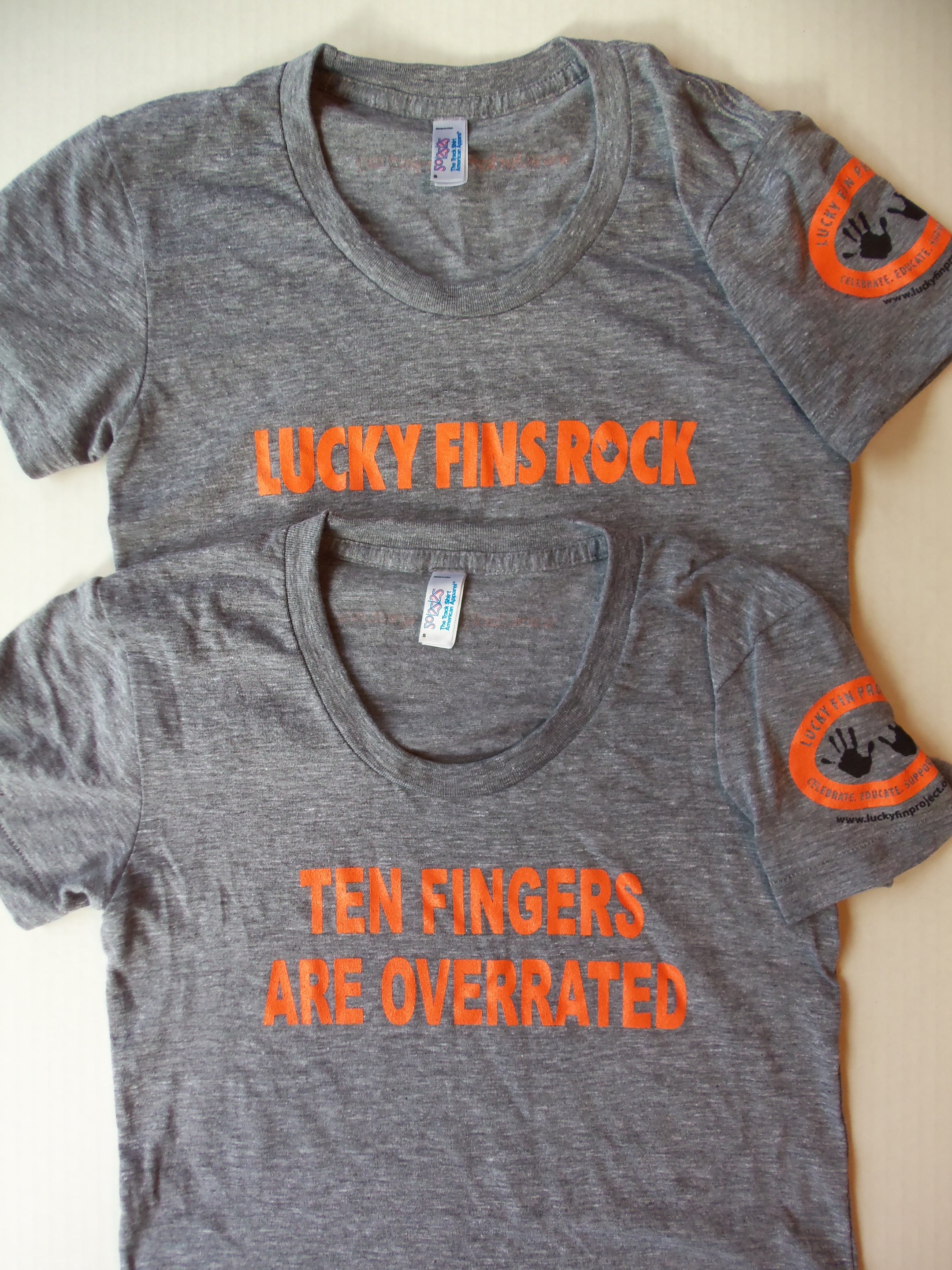 Women's Cut "Lucky Fins Rock" T-Shirt LFR-Womens