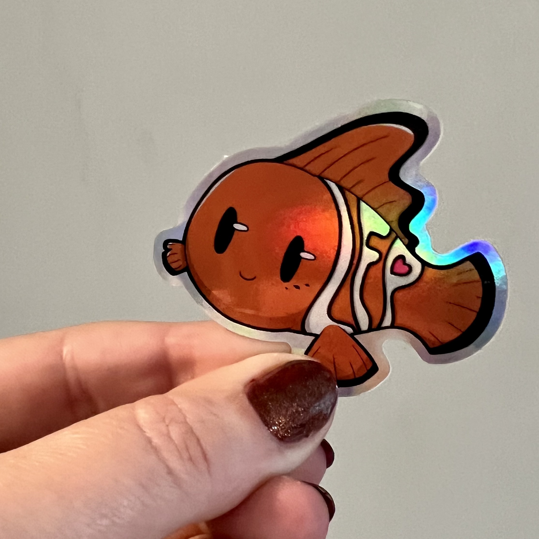 Holographic LFP FISH Sticker