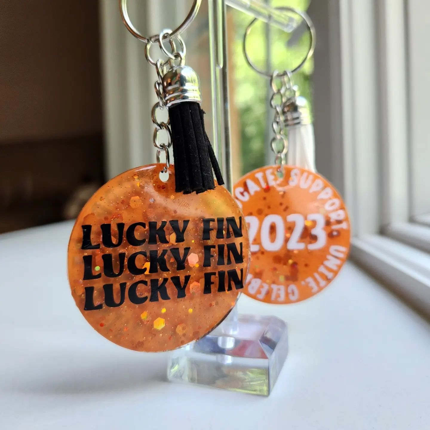 Limited Edition Lucky Fin Tasseled Key Chain