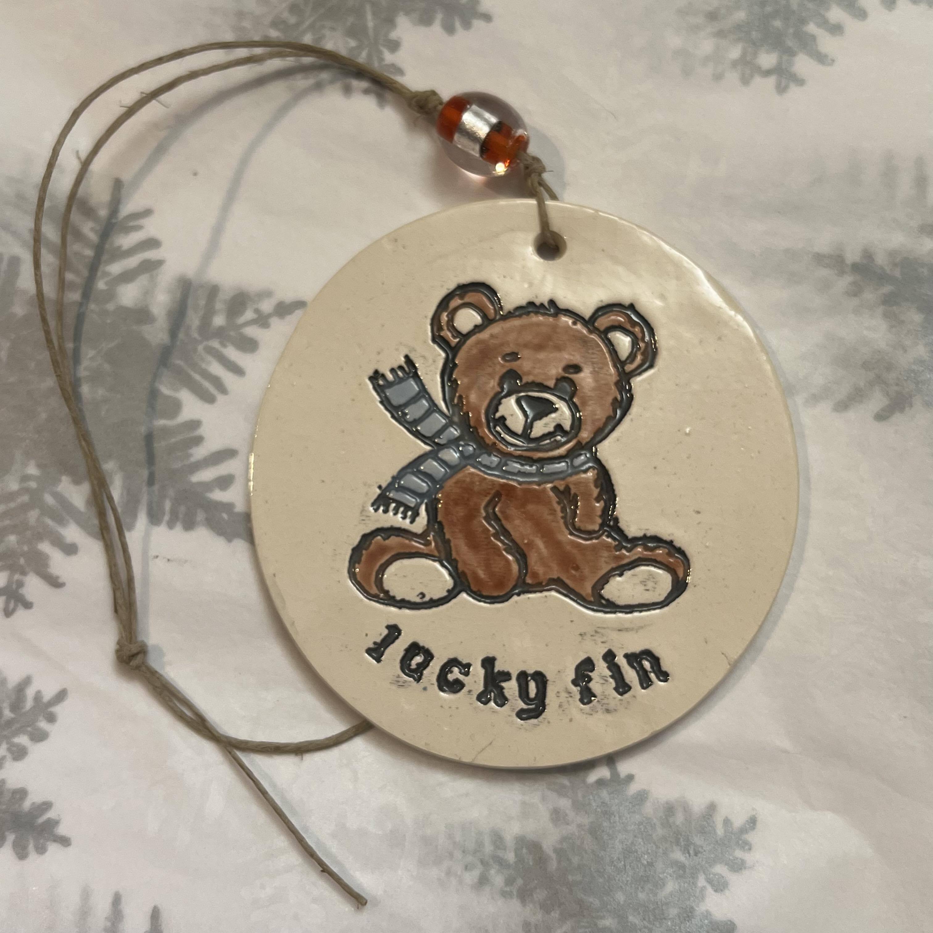 *LIMITED EDITION*  2023 Lucky Fin Teddy Bear Ornament 🐻
