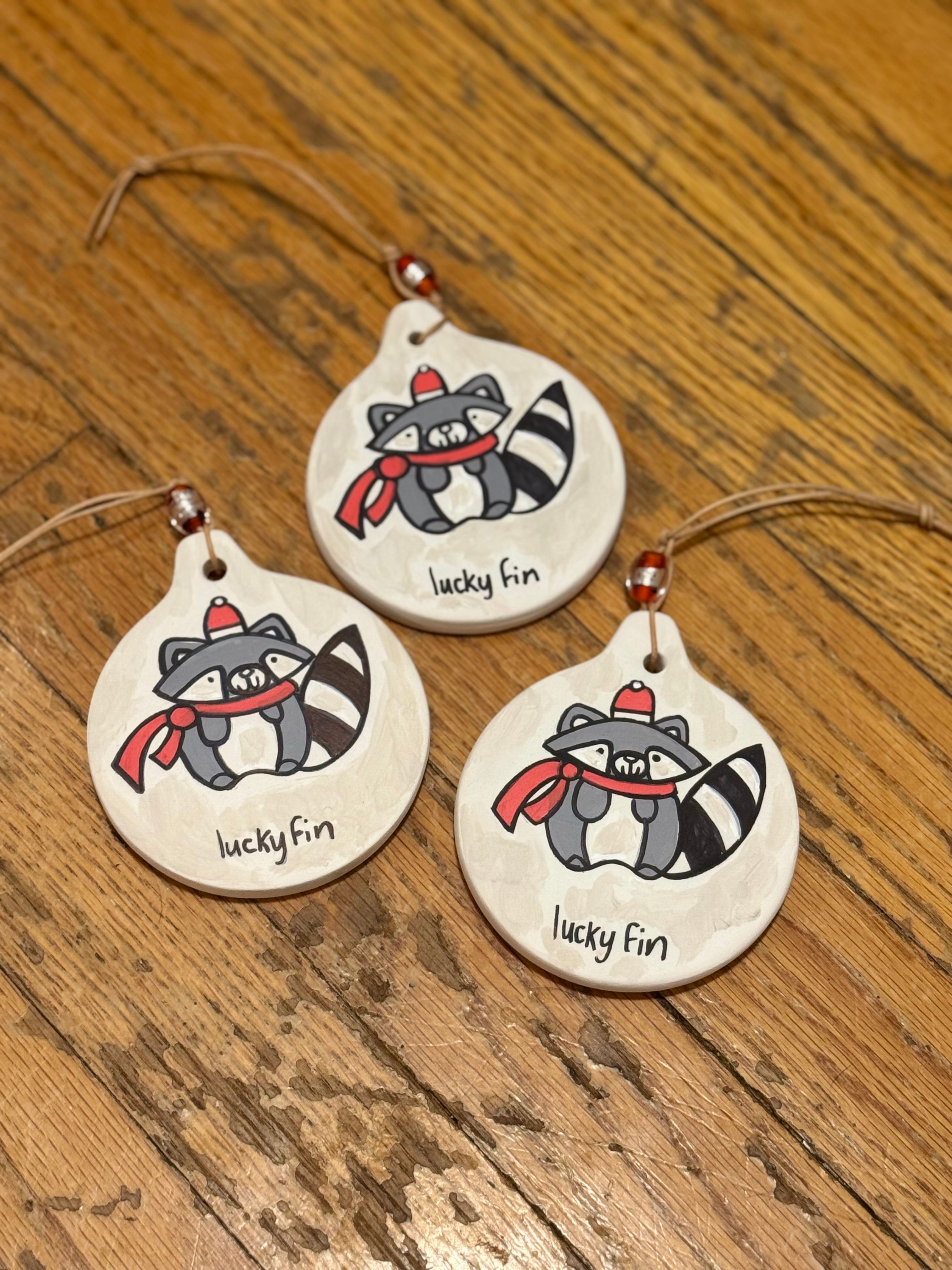 *ON SALE*  2025 Raccoon Ornament (Was $30)