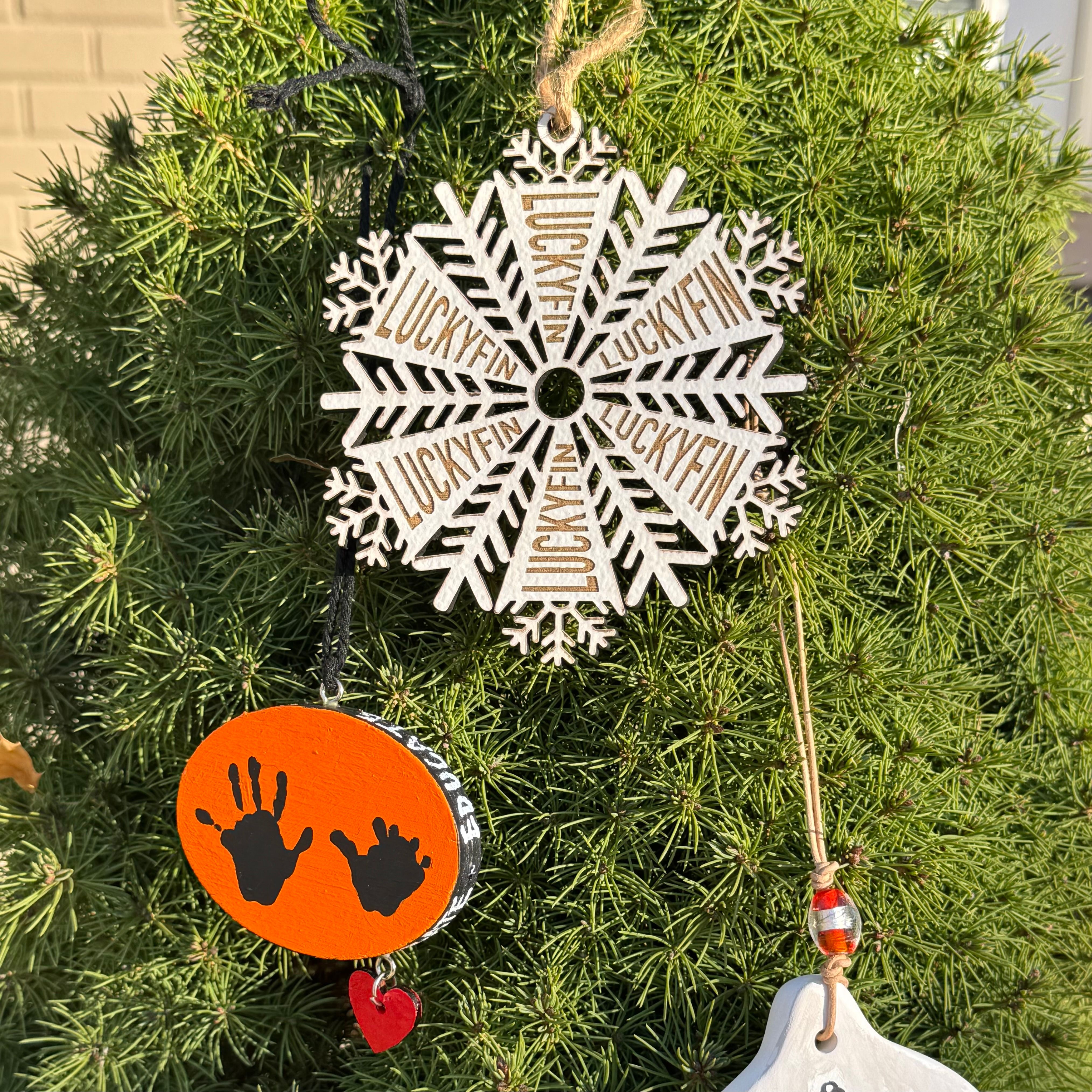 Lucky Fin Snowflake Ornament ❄️