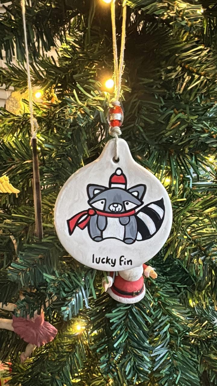 *ON SALE*  2025 Raccoon Ornament (Was $30)