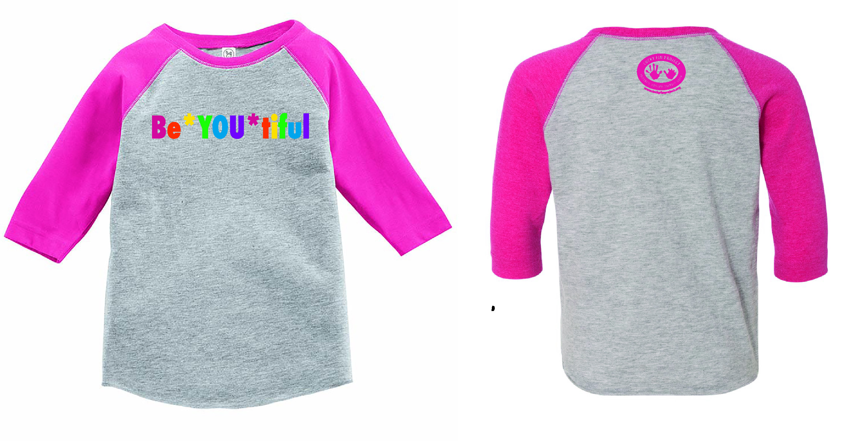 ***ON SALE***Youth "BE *YOU* TIFUL"  3/4 Sleeve