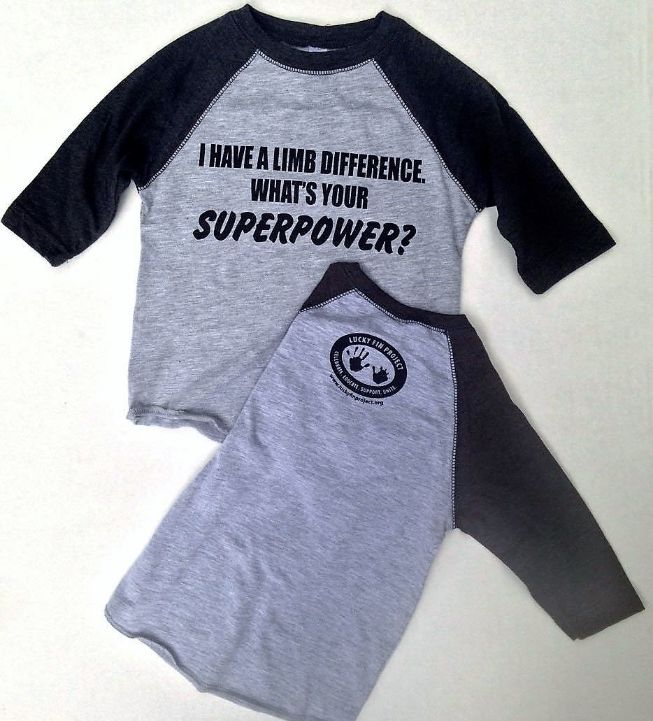 ***ON SALE***Youth "What's Your Superpower?"  3/4 Sleeve