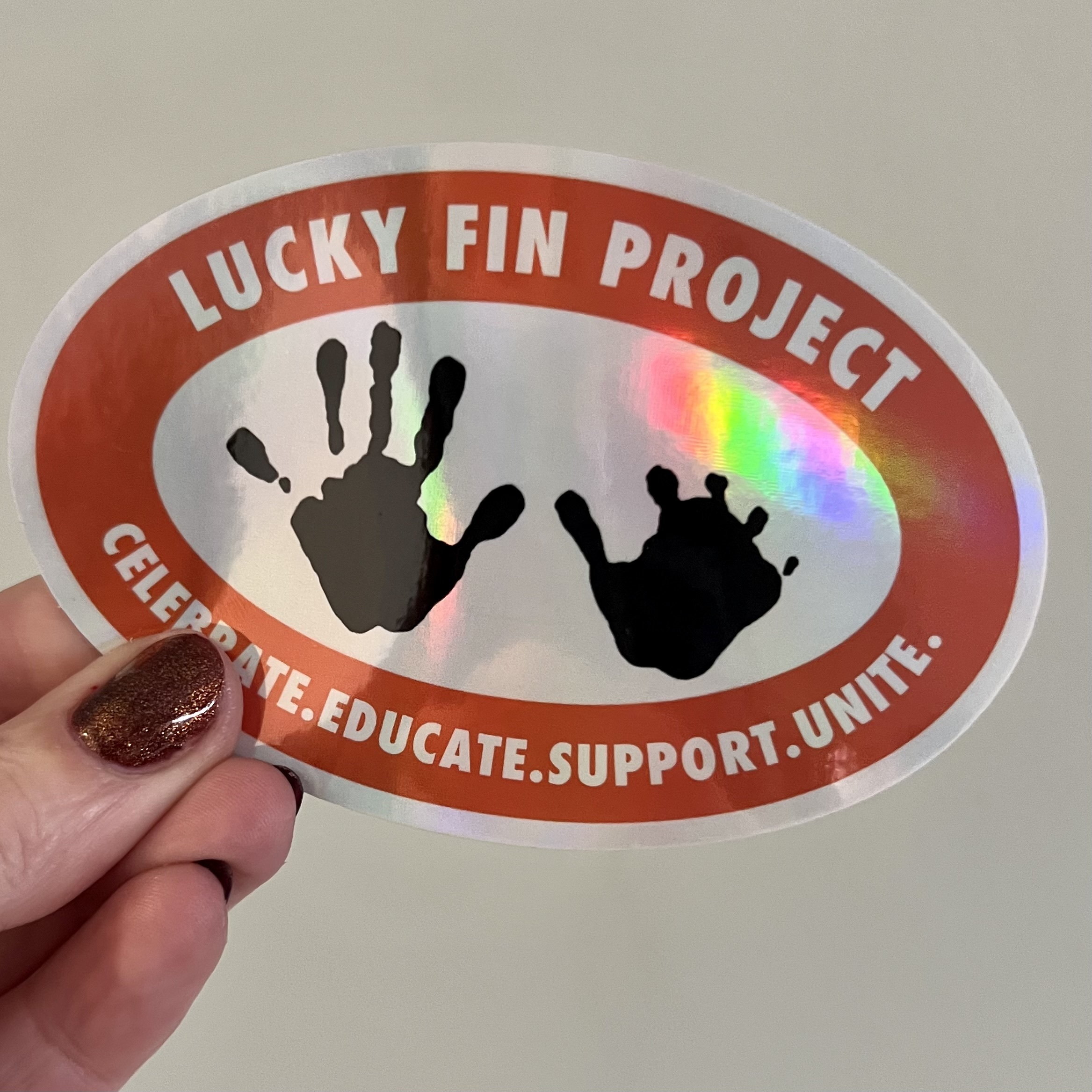 Holographic Logo Sticker HLO-LG