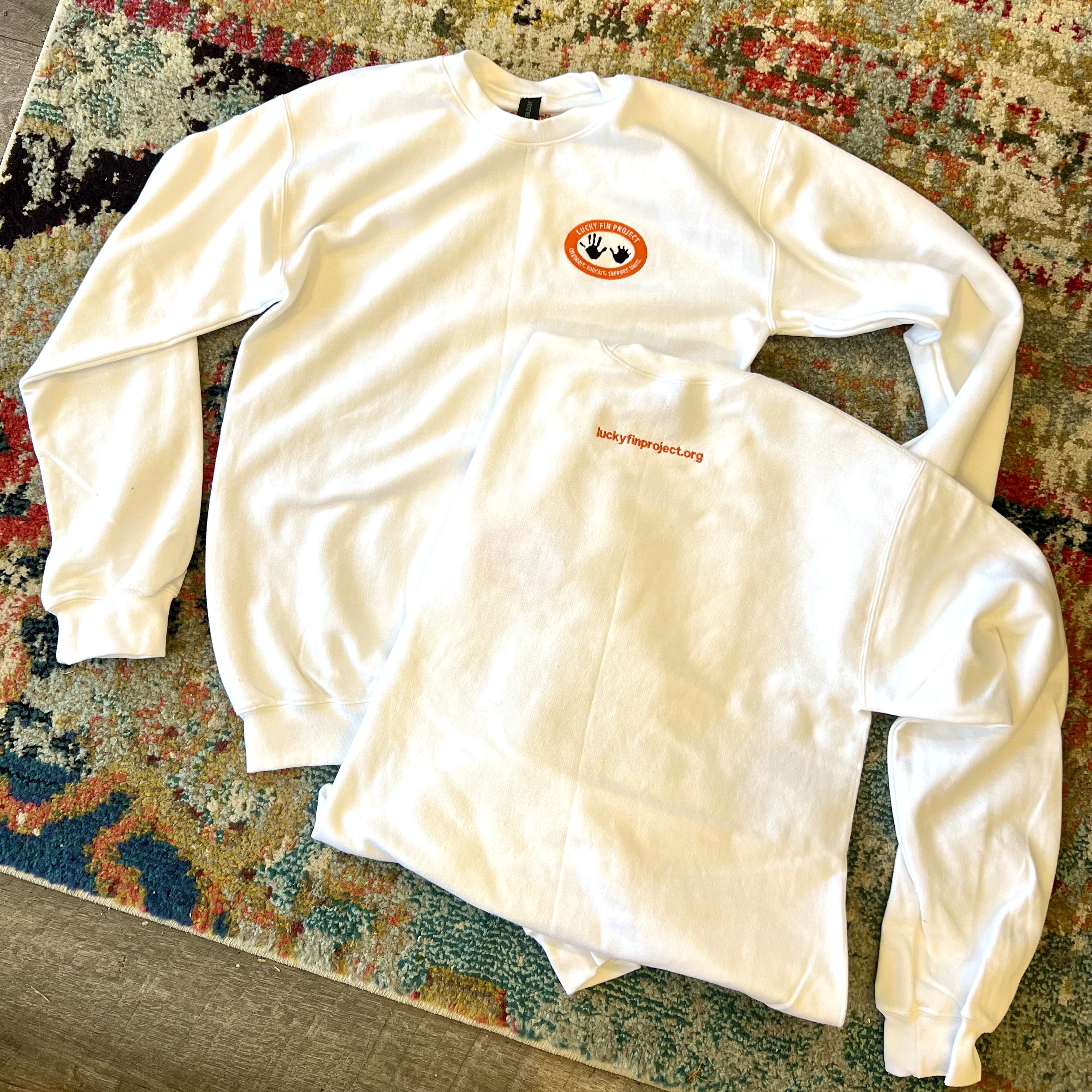 Unisex Embroidered Logo Pullover Sweatshirt