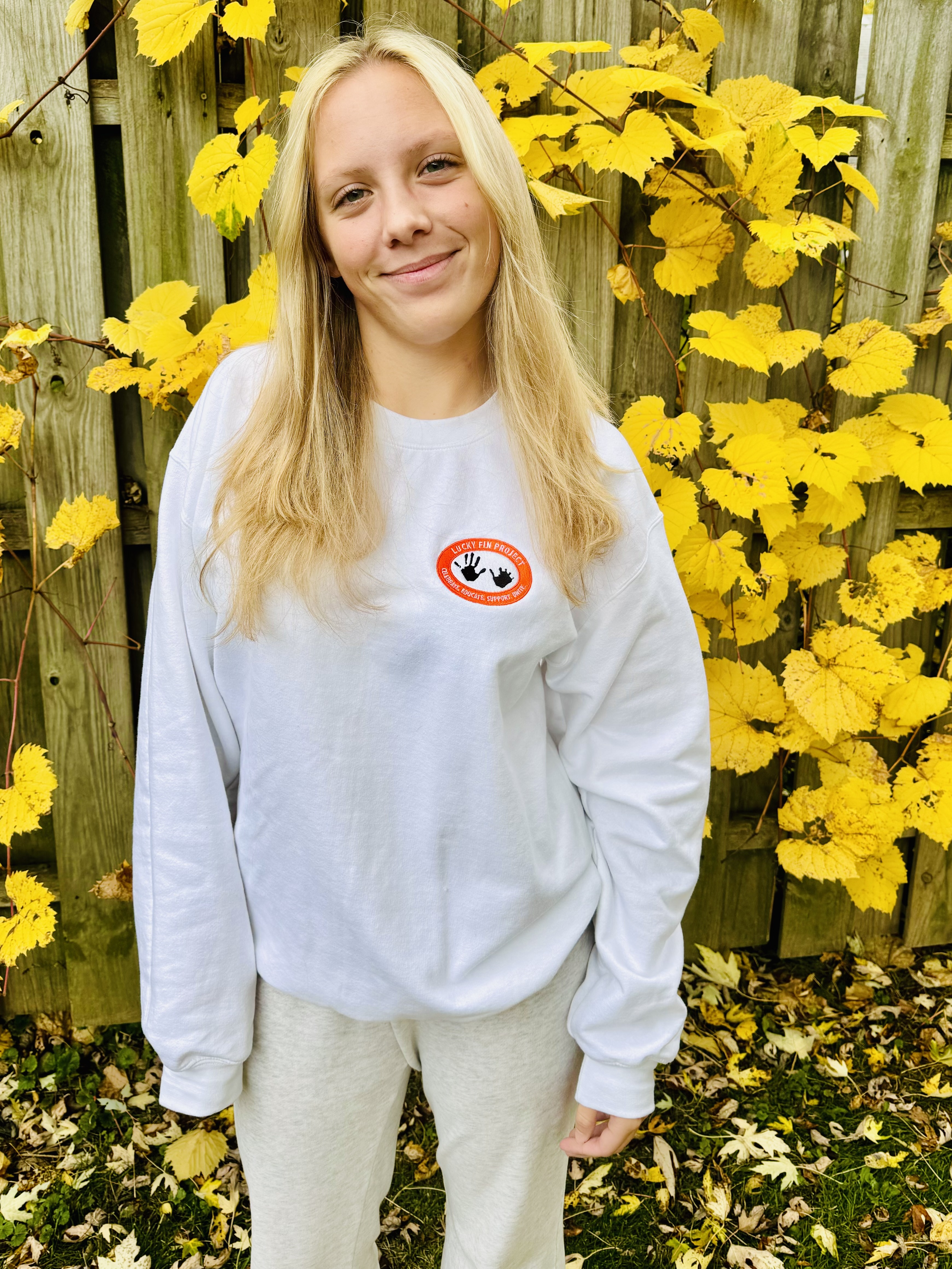 Unisex Embroidered Logo Pullover Sweatshirt