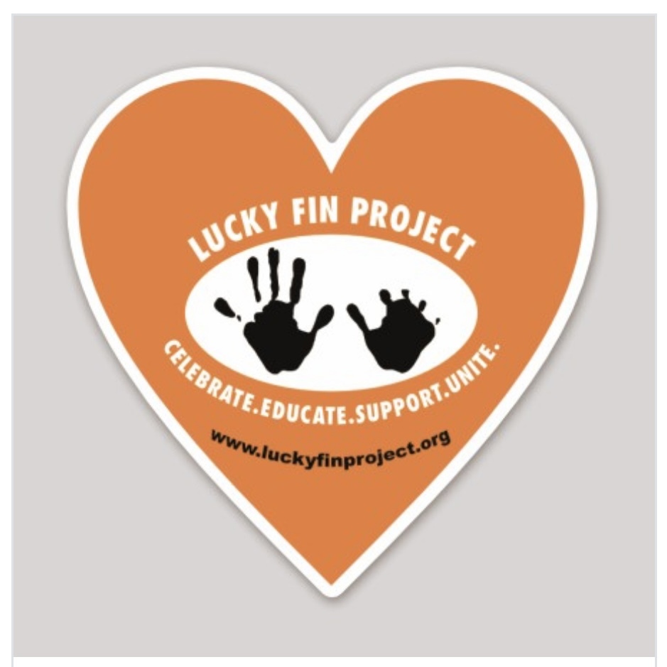 *NEW* Orange Heart 3 x 3 inch Bumper Sticker LFP- 🧡