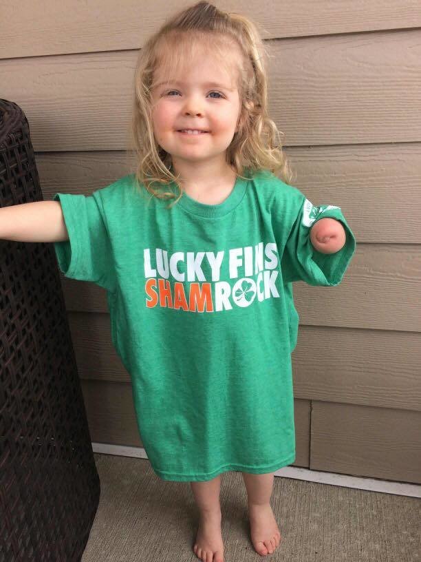 LIMITED EDITION YOUTH Lucky Fins ShamRock" T-Shirt YTH-SHAM