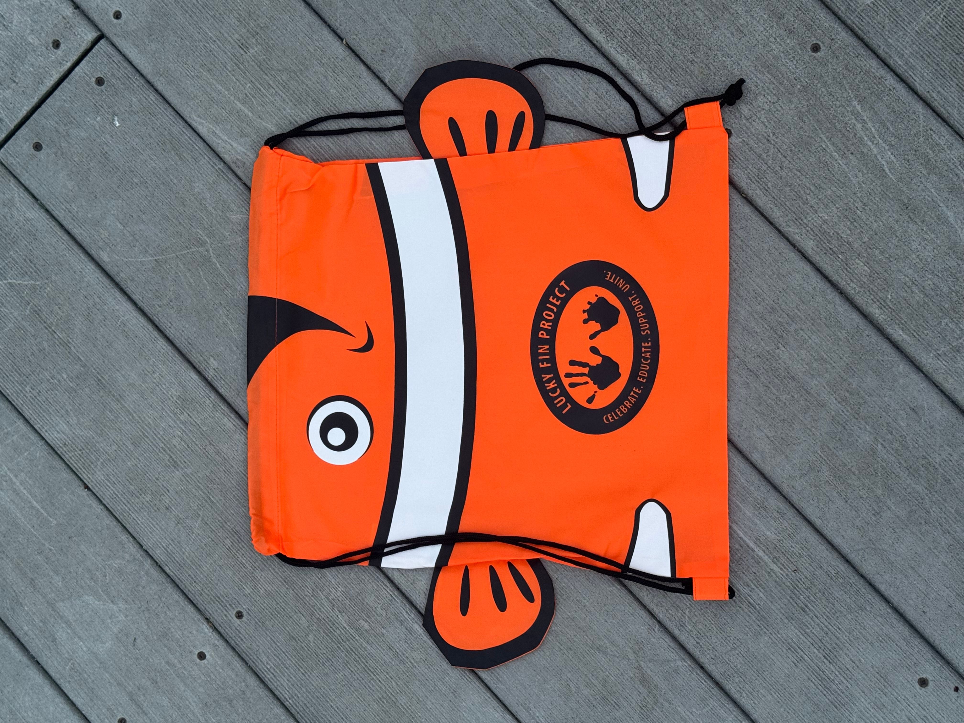 Clownfish Drawstring Sports Bag
