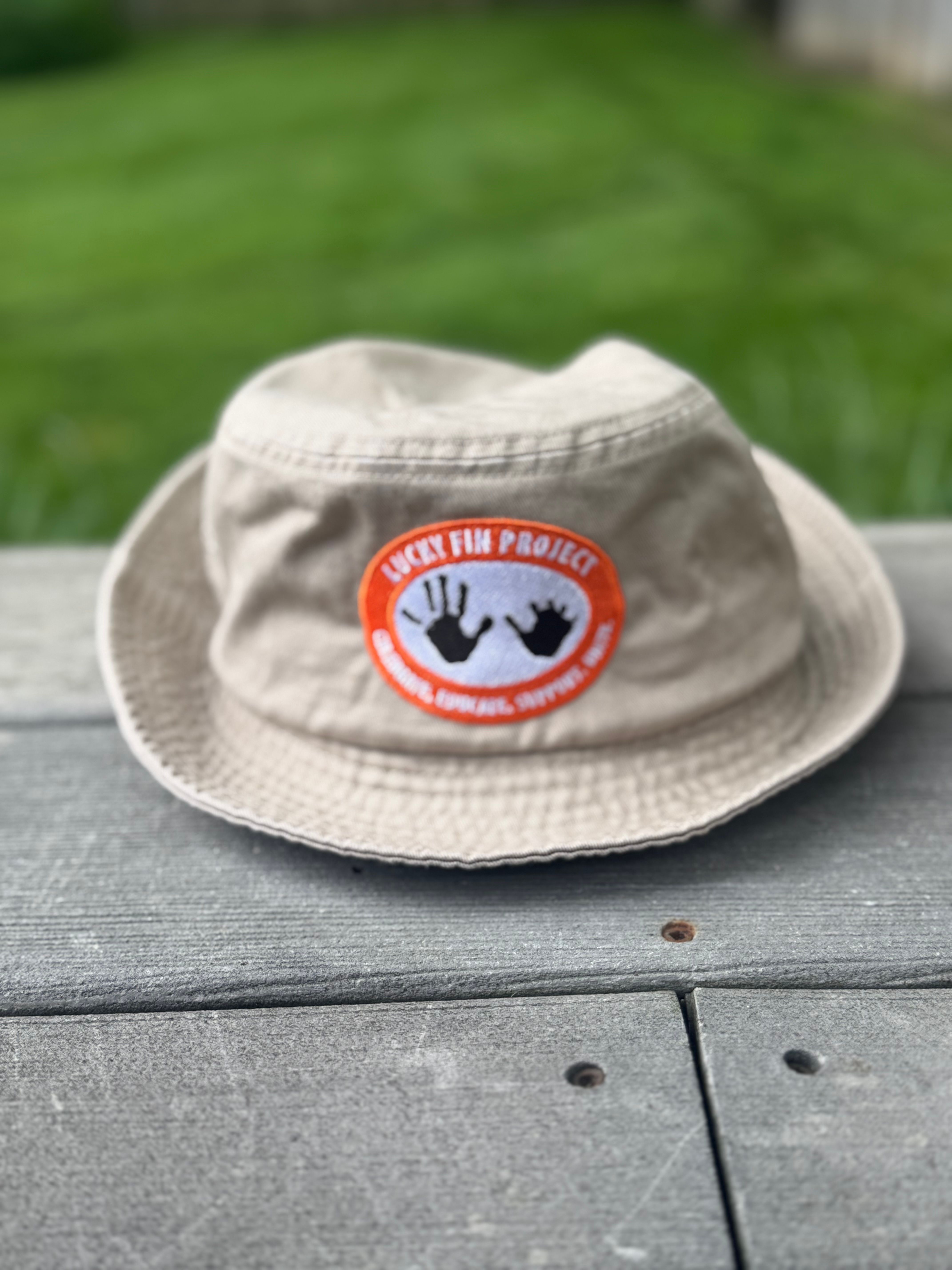 Embroidered Logo Bucket Hat (khaki) LFP-BKKH