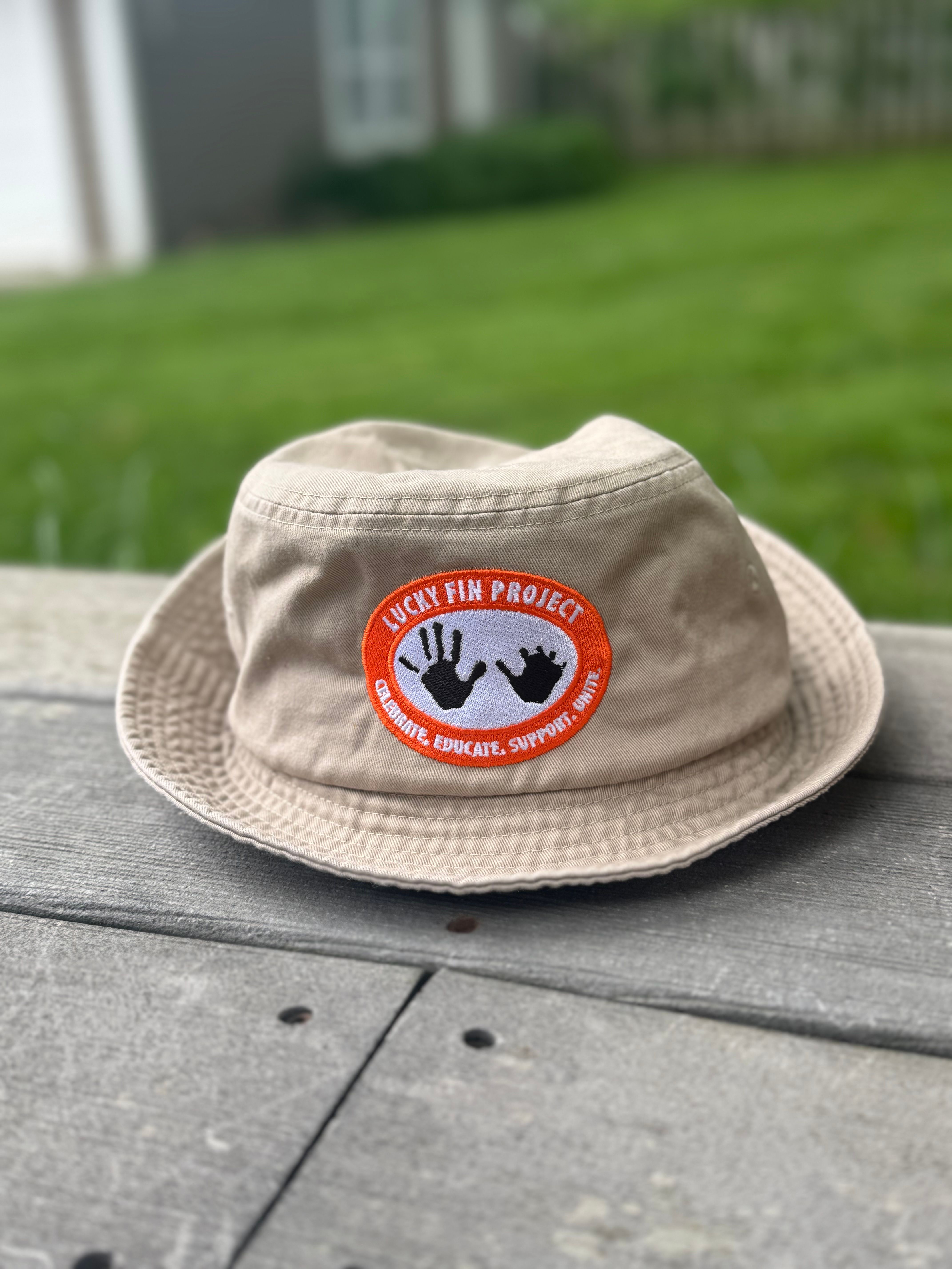 Embroidered Logo Bucket Hat (khaki)