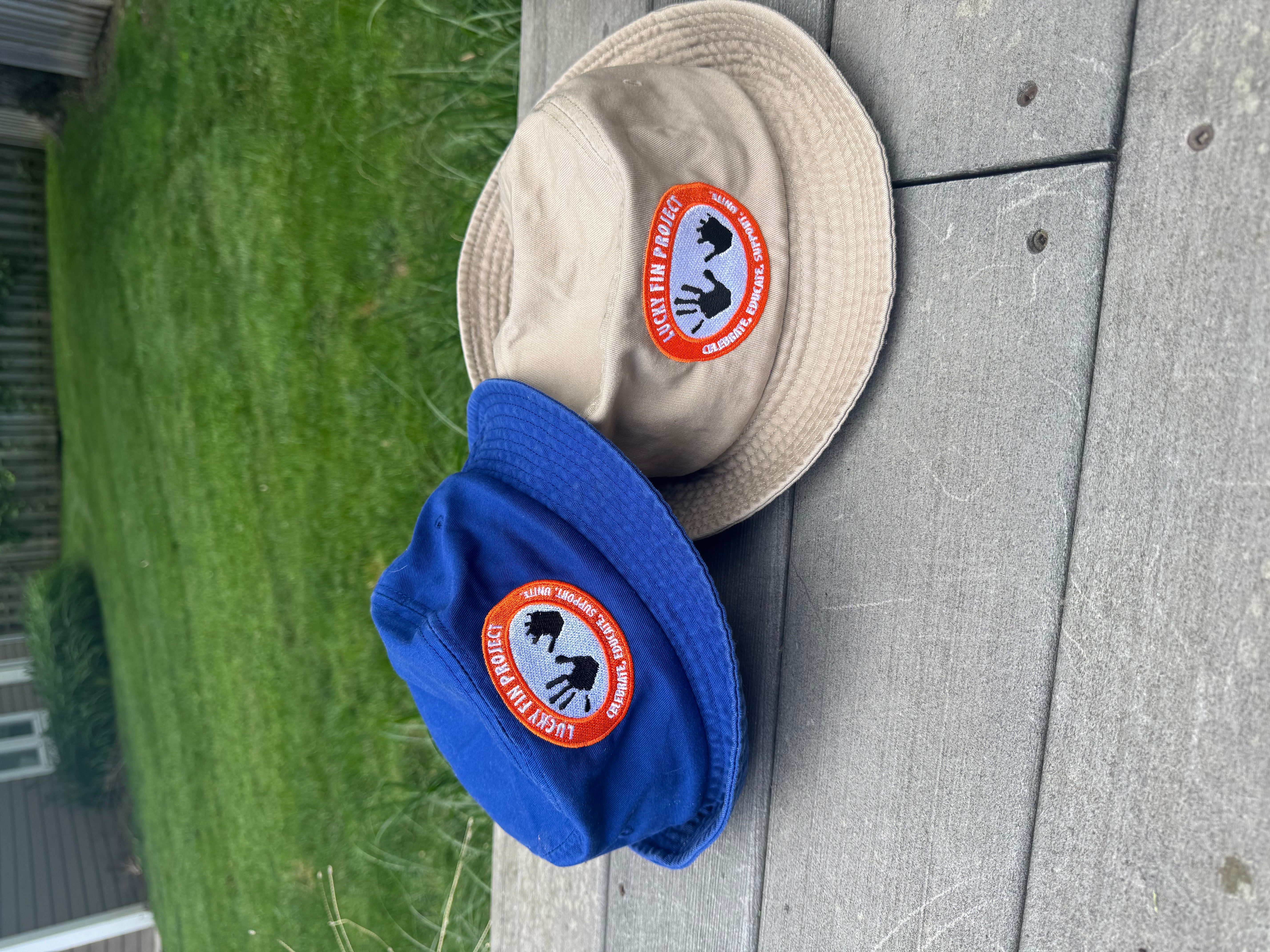 Embroidered Logo Bucket Hat (royal blue)