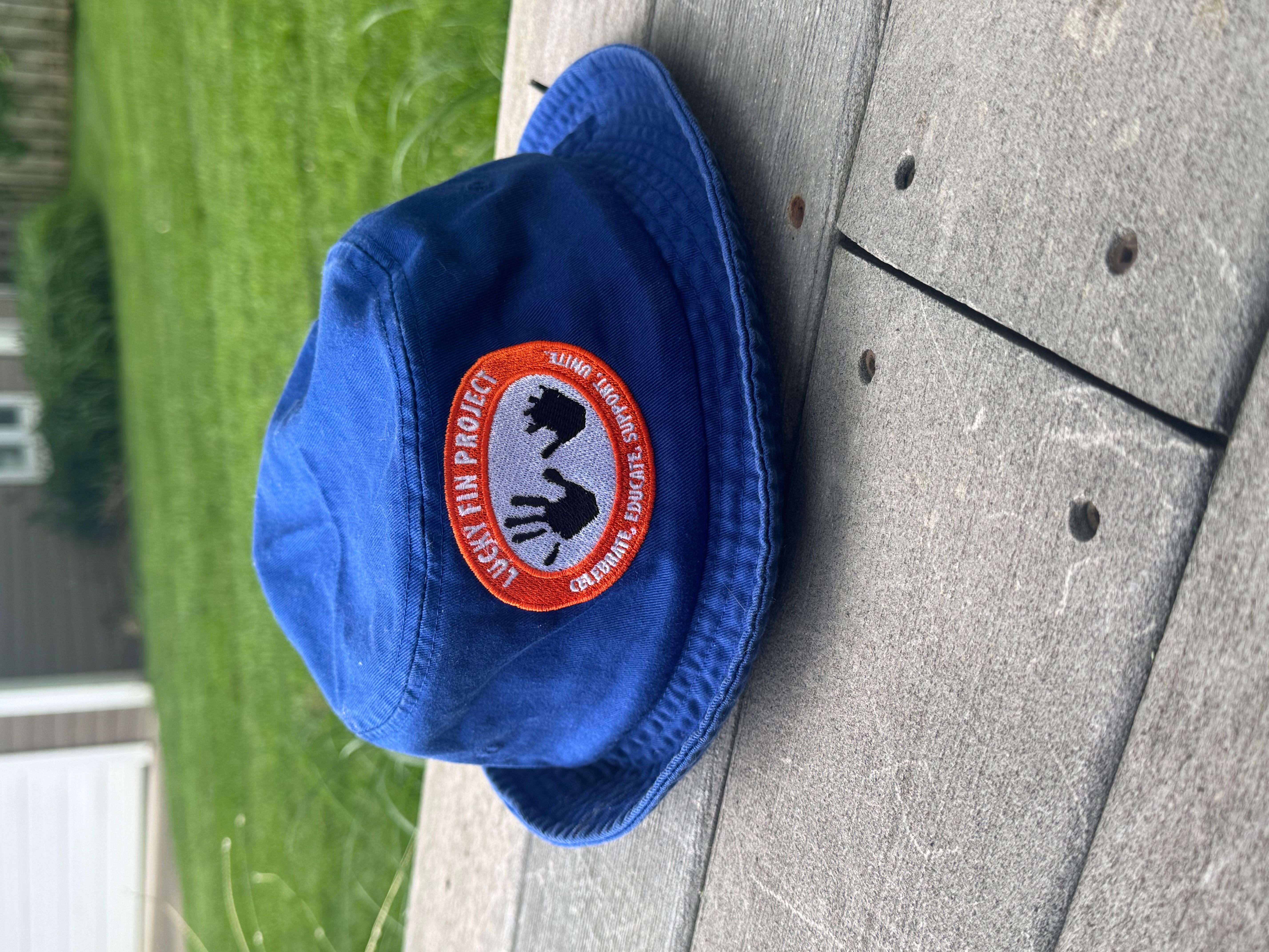 Embroidered Logo Bucket Hat (royal blue)