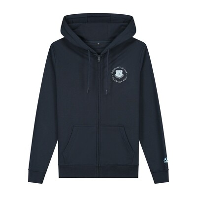 Basic Hoodie Zip met Gooische Lustrum logo - Heren