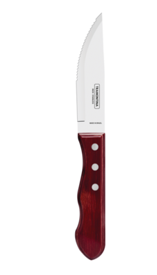 CUCHILLO ASADO JUMBO POLYWOOD (ROJO)