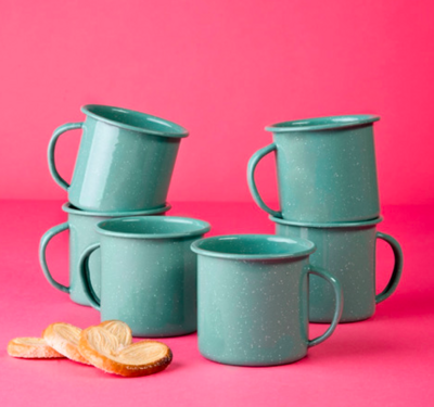 TAZA 360ML VITRIFICADO MINT  CINSA