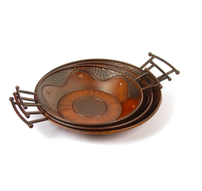 CENTRO DE MESA METAL C/ ASAS GRANDE