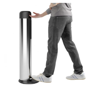 DISPENSADOR ALCOHOL C/ PIE 96CM BRINOX