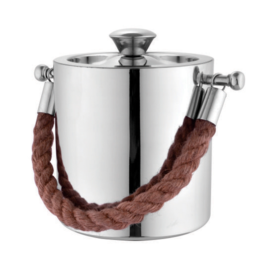 HIELERA DOBLE PARED AC.INOX D15CM C/ ASA CUERDA
