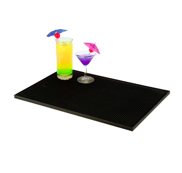 BANDEJA RECT. ANTIDESLIZANTE P/ TRAGOS GOMA  277025