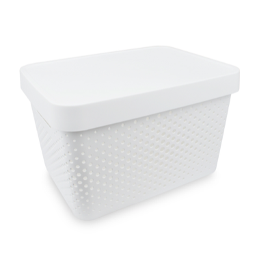 CESTO BLANCO C/TAPA 36X27X24