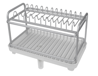 ESCURRIDOR ALUMINIO 2 PISOS 38X21X23 IHAUSE