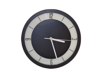 RELOJ PARED ESFERA NEGRA MOD BT1003-2