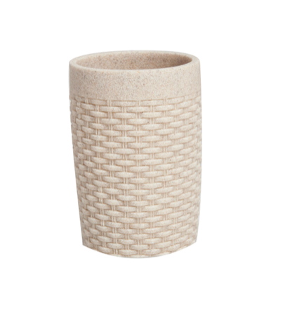 VASO POLYRESINA TRENZADO ARENA