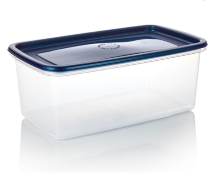 CONTENEDOR PLUS RECT 4LTS TAPA AZUL ESTRA