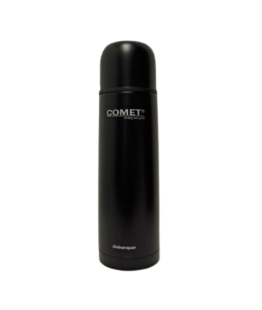 TERMO DOBLE PARED 1LT NEGRO COMET PREMIUM