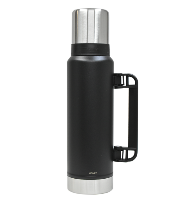 TERMO ACERO INOX 1.2LT COLOR NEGRO  COMET