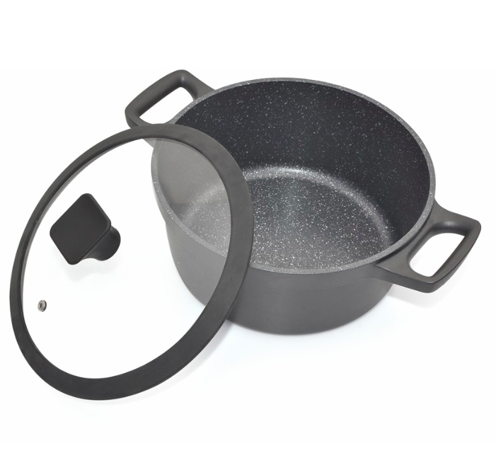 CACEROLA 28 CM CUORI NERO