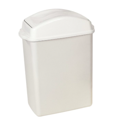 PAPELERA PEQUEÑA SANREMO 8.8LT T/BASCULANTE