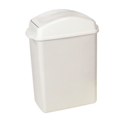 PAPELERA GRANDE TAPA VAIVEN 20.5 LT  SANREMO