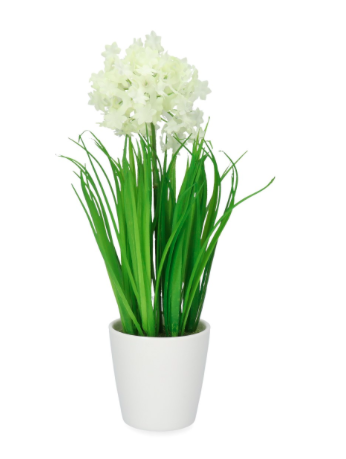FLOR C/MACETA CERAMICA 7x27 BL