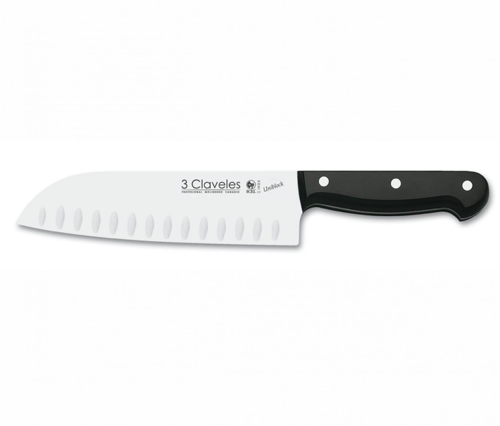 CUCHILLO SANTOKU 7&quot; UNIBLOCK 1124 3 CLAVELES