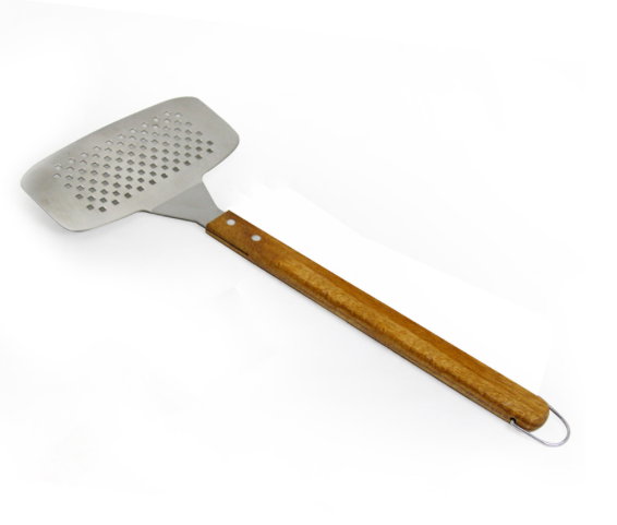 ESPATULA P/ PESCADO 41CM AC INOX M MADERA SELECTA