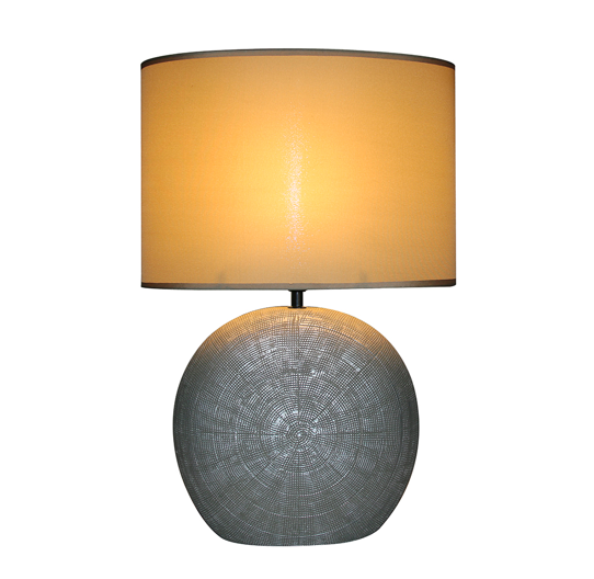 LAMPARA PORCELANA OVAL 34X16  SELECTA
