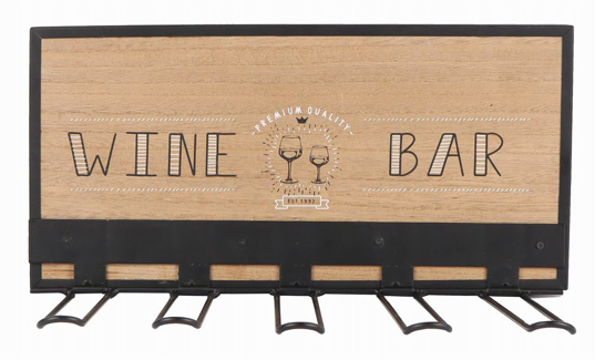 SOPORTE COPAS MADERA