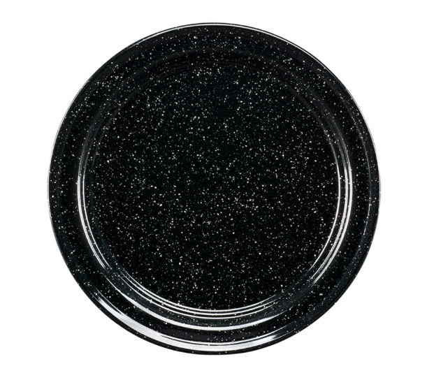 PLATO 32CM VITRIFICADO NEGRO CINSA