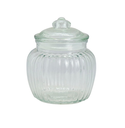 RECIPIENTE VIDRIO FACETADO 1,5LT SELECTA