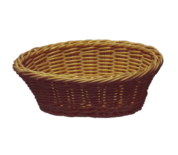 CESTO OVAL RATTAN PLAST 23X16,5X7CM C04006V SUNNEX