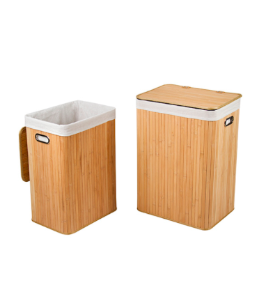 CANASTO P/ ROPA BAMBU  CHICO