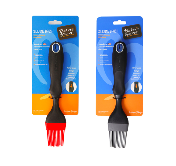 PINCEL 24cm SILICONA GRIS/ROJO BAKERS SECRET