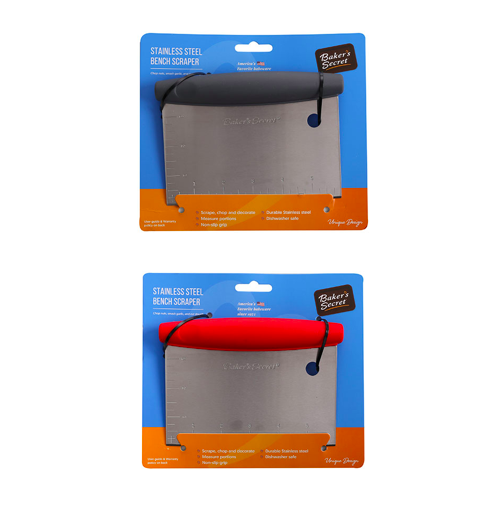 CORNET ACERO INOX GRIS/ROJO  BAKER SECRET
